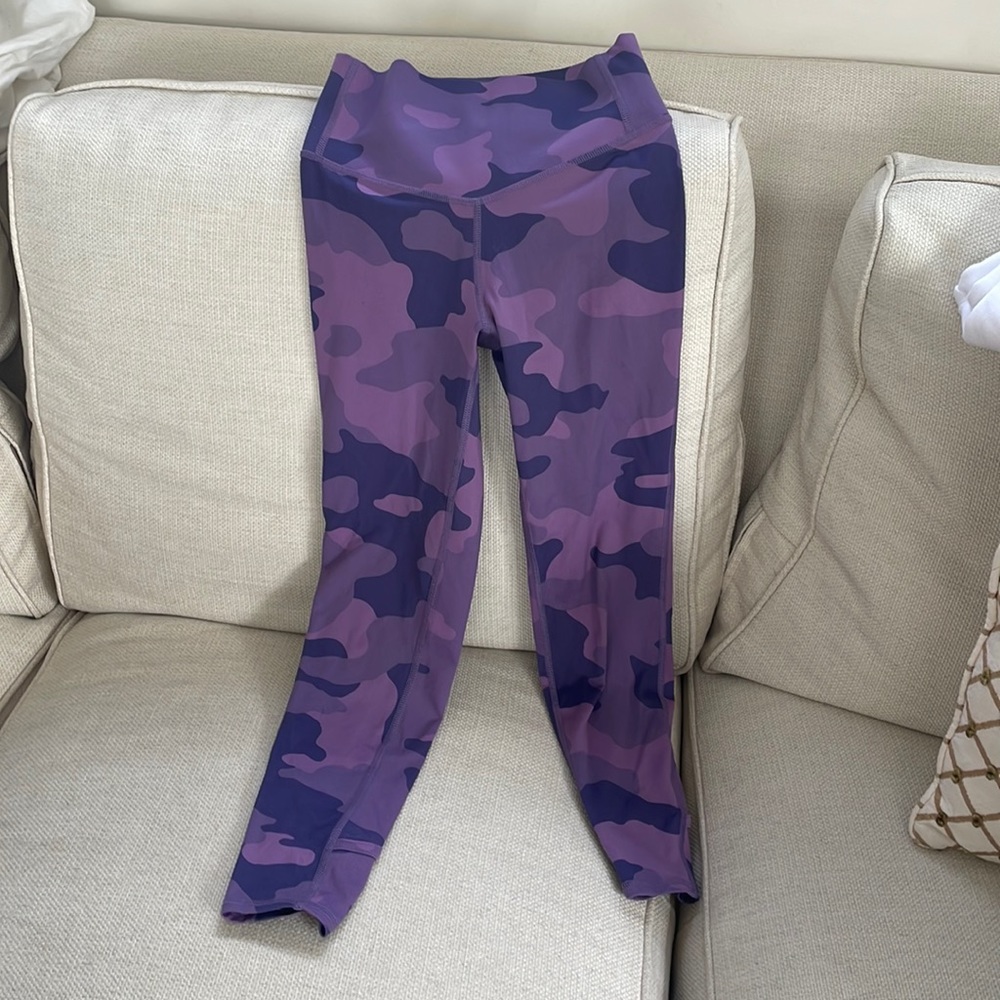 All in Motion Girls Purple Camo Leggings